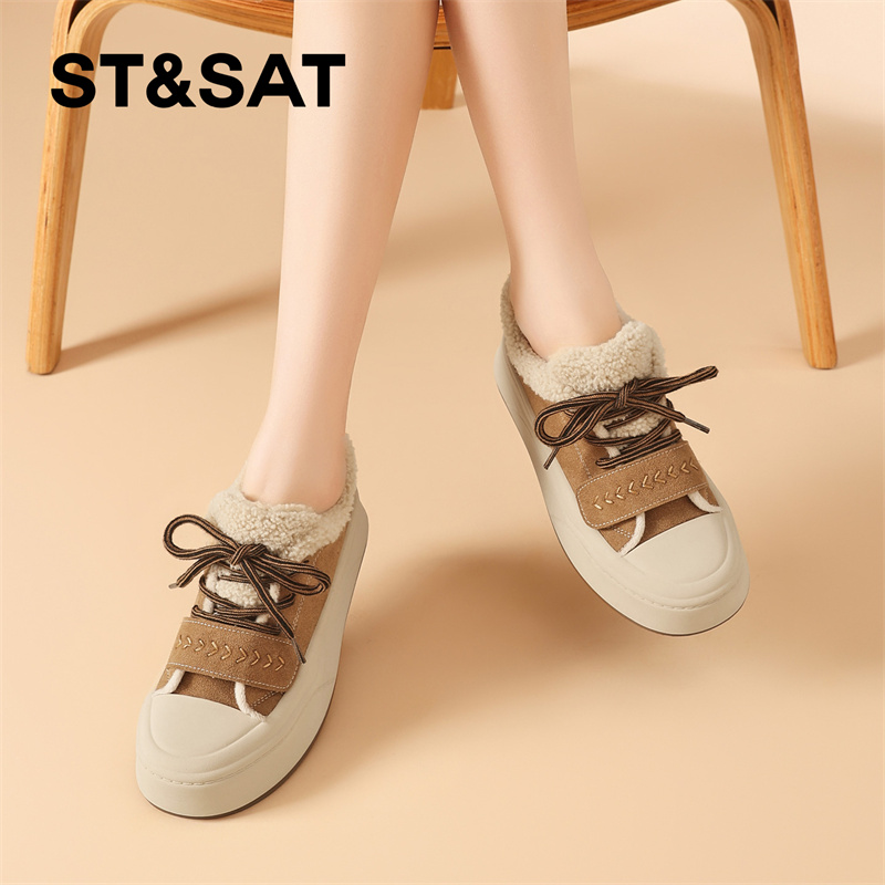 星期六加绒保暖休闲鞋2025