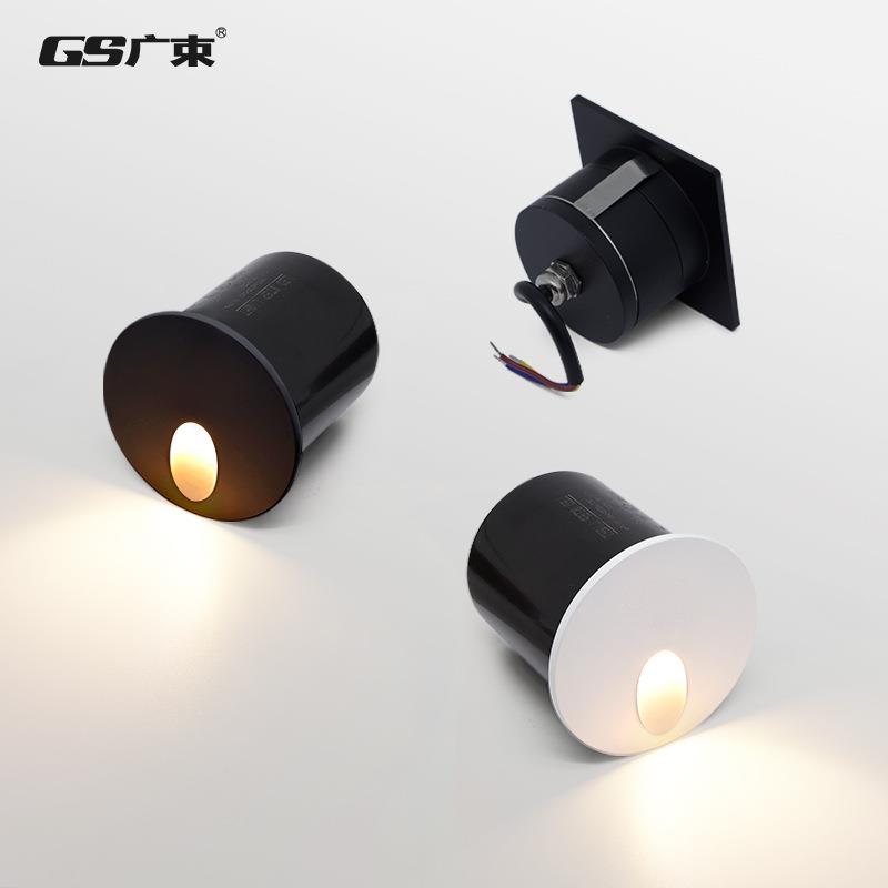广束嵌入式地脚灯宾馆酒店别墅楼梯台阶灯过道走廊小夜灯墙角灯