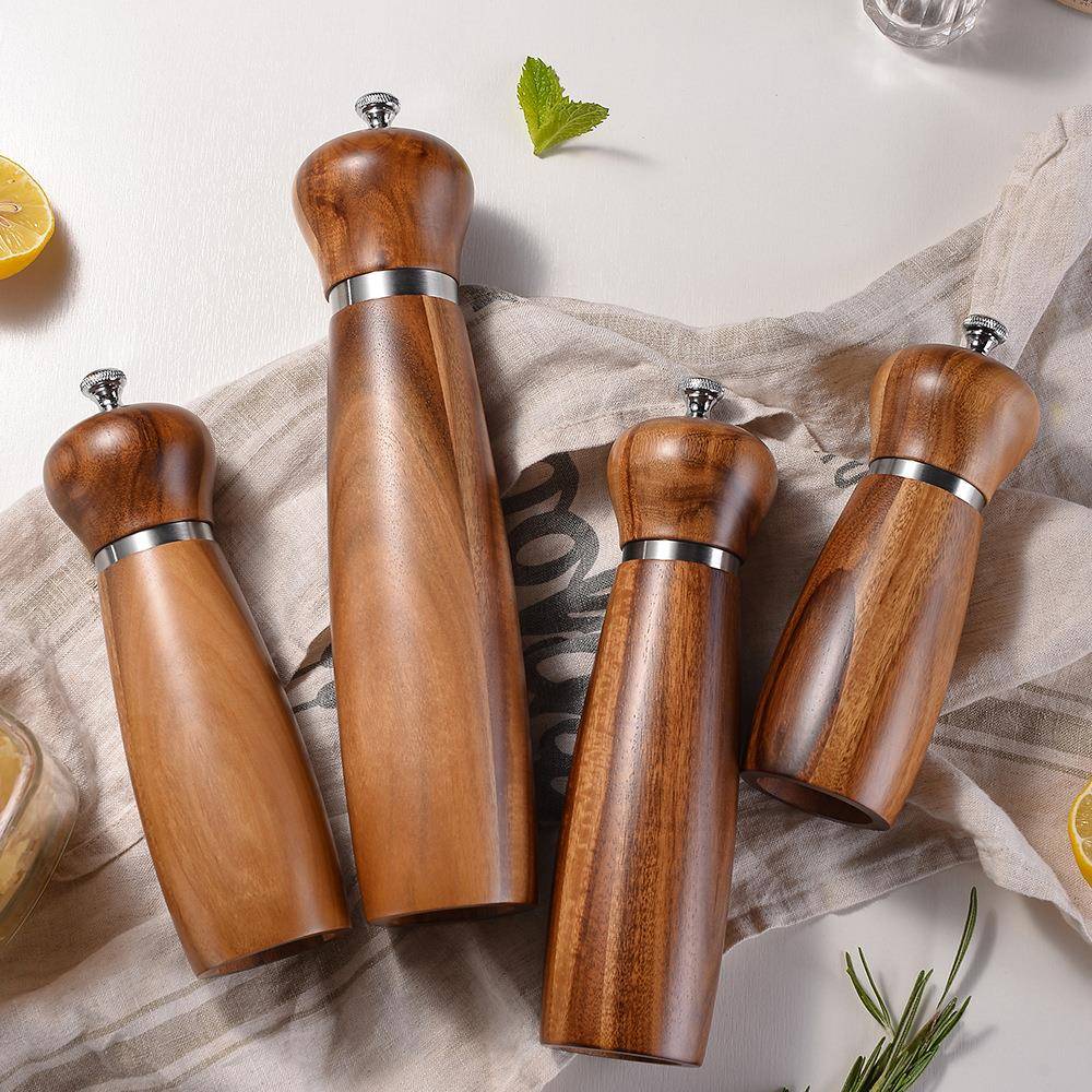 多功能手动胡椒研磨器精细磨海盐花椒粉家用研磨瓶黑胡椒粒研磨器