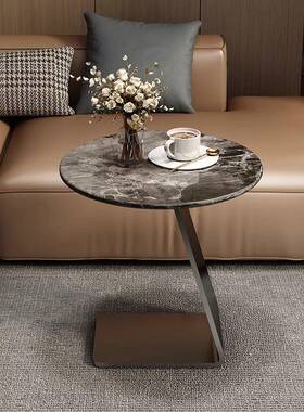 MX803#设计师款意式奢石家用小茶几不锈钢简约大理石极简大理石沙