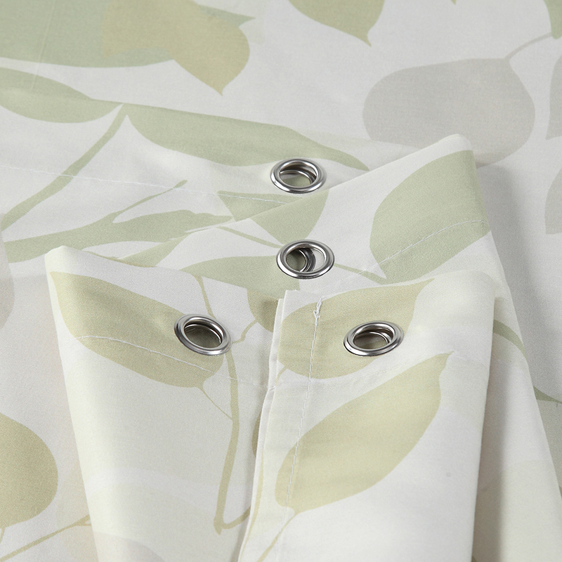 欧式典雅田园防水浴帘防霉加厚高档涤纶布料浴室卫生间洗澡隔断帘