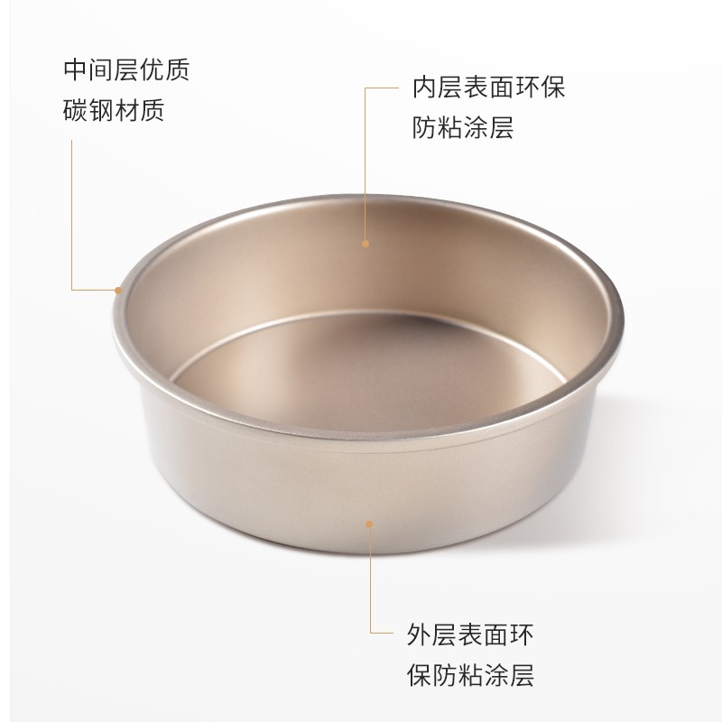 碳钢蛋糕模具不粘活底土司盒披萨烤盘 连杯方形烤盘烘焙工具装
