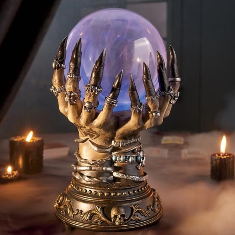 一个起批魔幻场景布置个性魔手静电离子闪电光魔法球魔灯