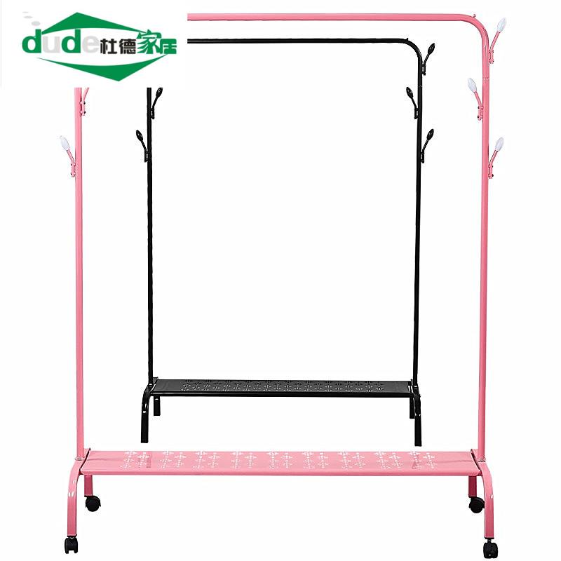 加厚家用30不锈钢晾衣架落地卧室折叠x型室外阳台单杆式架子伸缩