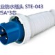 220 043 3芯 240V 125A 工业防水插头