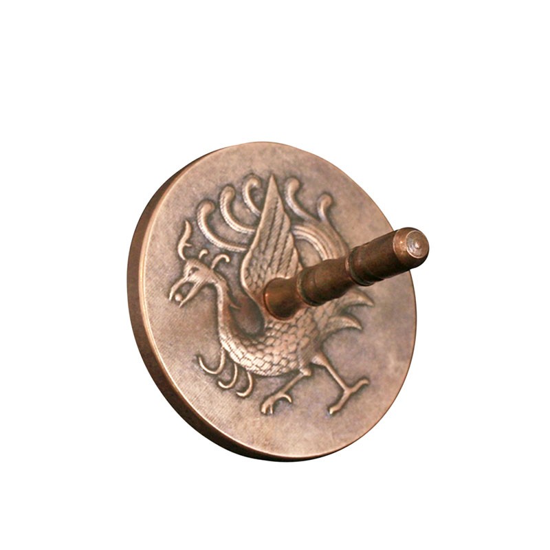 纯紫铜灰押手工灰压香道入门用品兽纹图案打香篆打拓沉香粉香薰