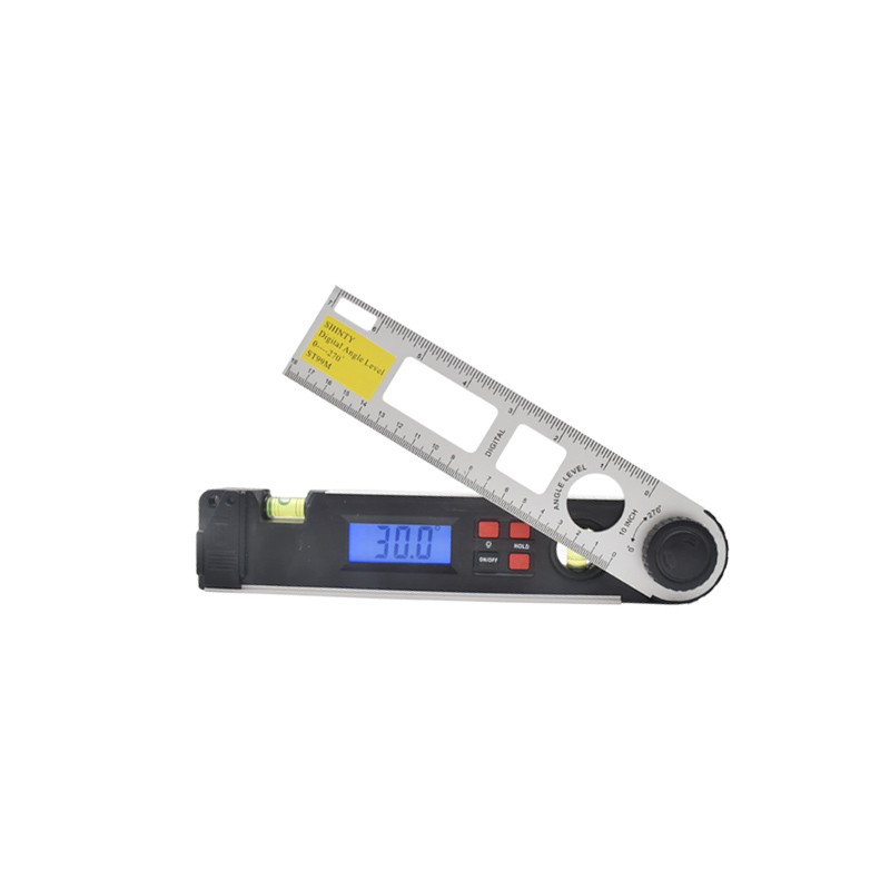 电子量角器HUICE数显木工角度尺测量铝合金水平泡电子万用能角尺