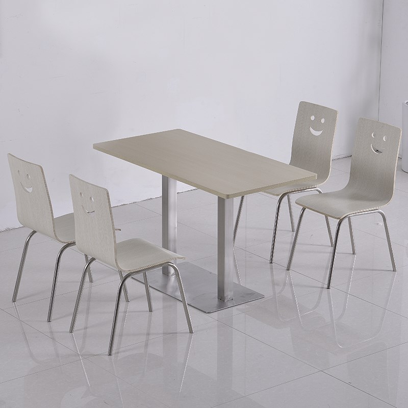 学校食堂快餐工厂员工餐厅商用汉堡奶茶便利小吃店经济型桌椅