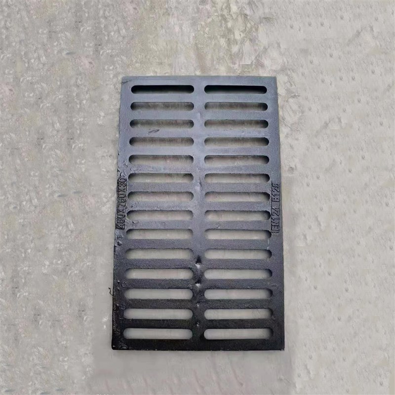 球墨铸铁排水沟盖板雨水篦子下水道井盖排水沟格栅重型排水沟盖板