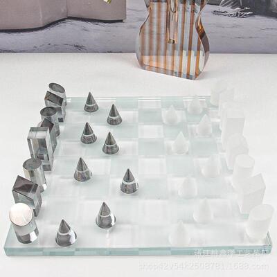 奢高档水晶楼棋盘摆轻件DWS样板房售部客厅宿民酒店别墅前台工艺