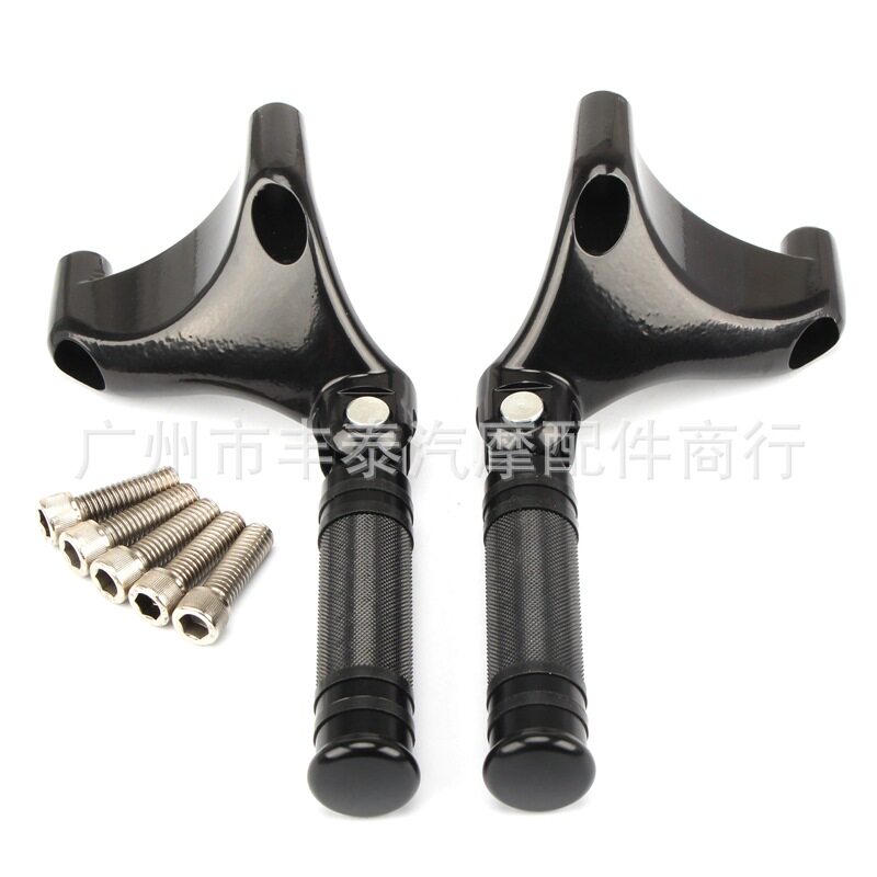 哈雷 XL883 1200 X48 72 04-13年CNC改装后脚踏支架总成 乘客脚踏