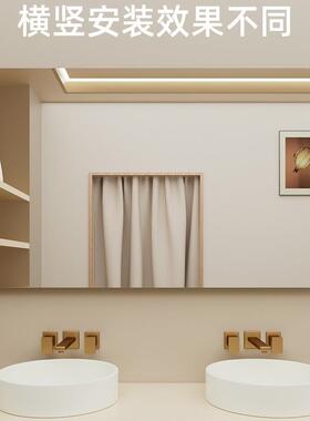 软清镜镜子贴墙自粘浴室用亚克力家全ENQ身卫生间洗脸化妆镜高免