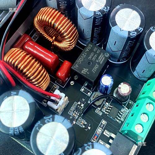 HIFI单电压立体声大功率D类数字功放板2x600WTPA3255继电器保护