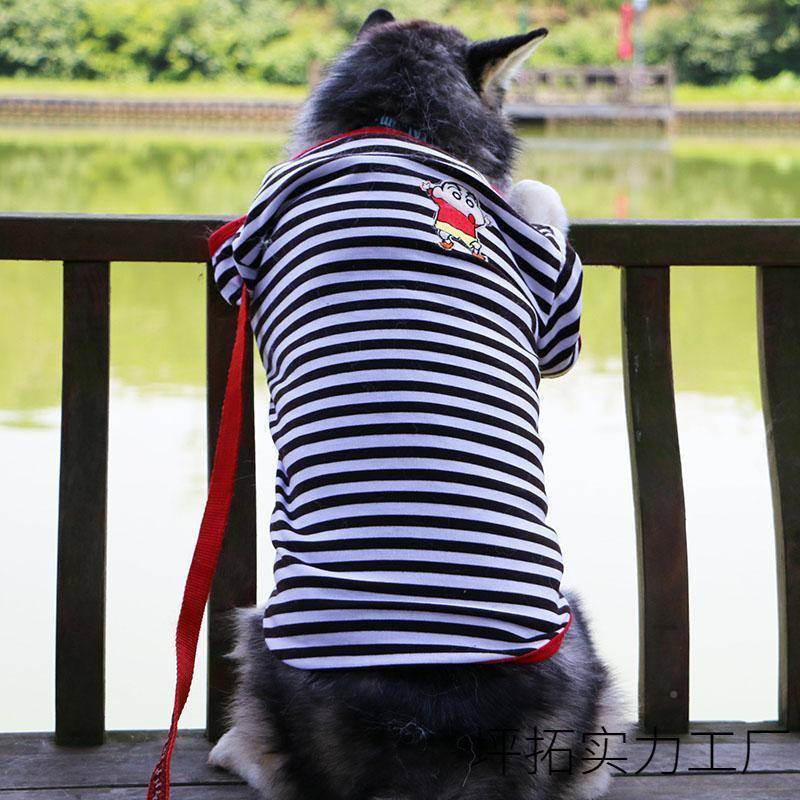 狗狗衣服夏装薄款幼犬大犬大狗萨型Bx2zaZx3季摩耶金边毛牧夏狗背