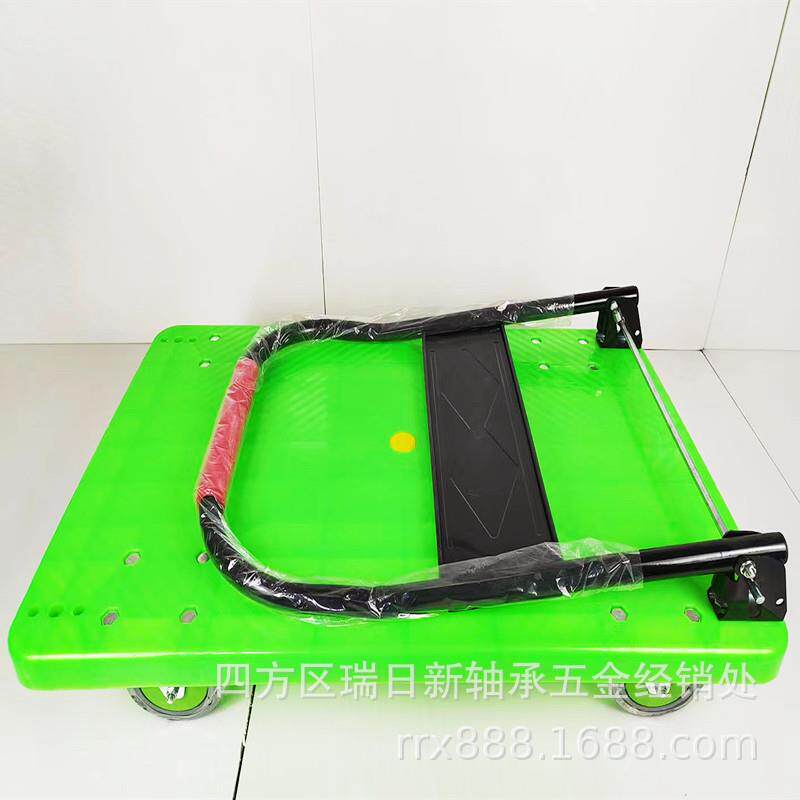 厂家手推买平60*90板车加厚静音可用折叠便携手拉平板家车菜快递