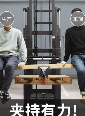 钳绿林台钳作台重型台虎钳SCJ子小型家用虎桌工业级平口夹具工6心