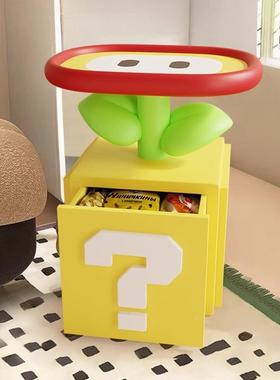 创意卧室柜床头柜茶几小AUB发户型可爱儿童男孩床边客沙几置边物