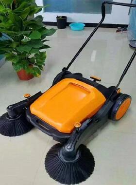 山东厂现货19516手推工式无扫路机刷动力大轮天窗版除尘清扫机扫