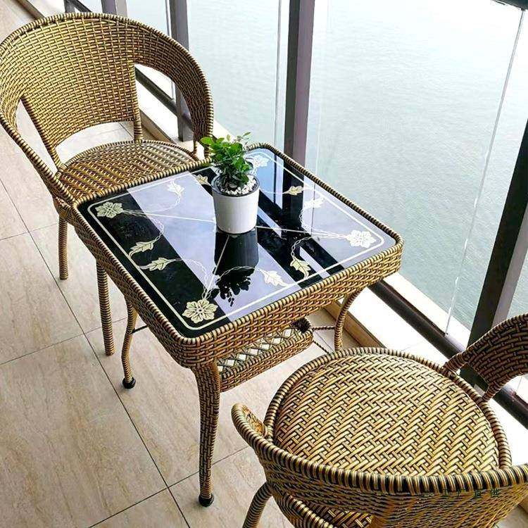 台藤椅桌套椅三件休闲茶几圆客厅户外阳方网红小户DDF型家用仿藤,包装,电子元器件包装,淘宝优惠券,粉丝福利购,淘宝优惠卷