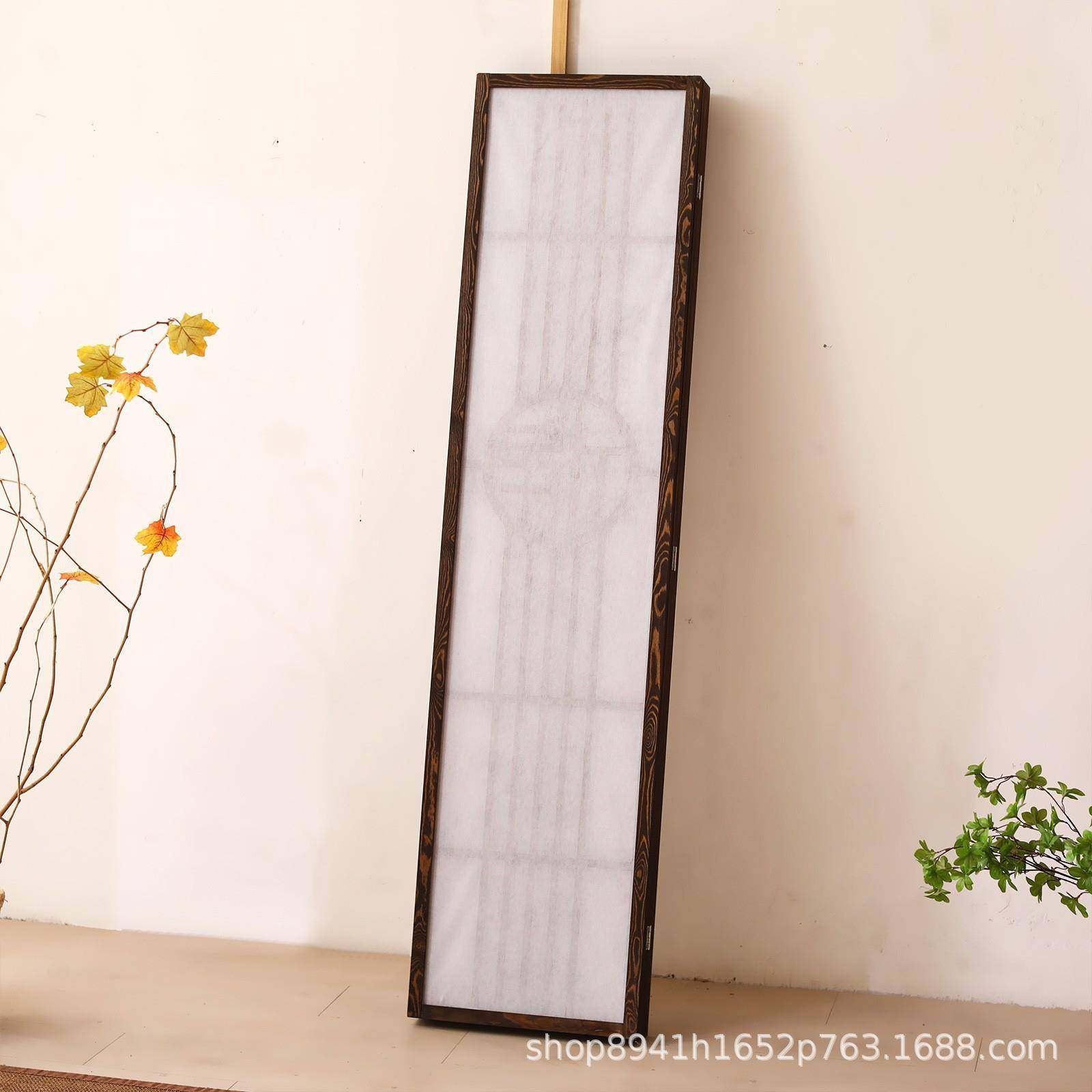 古雕花新中艺式实木式隔断日移动木质花格客厅仿办公室入户布-屏