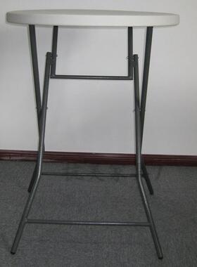 直外便携式酒吧折叠桌厂家供6HM-SLT2吹塑高脚桌HM-SLT26商用高户