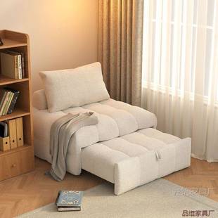 1973单双沙缩发床折叠两用款 新小户型客厅多功能二合一抽拉人伸床