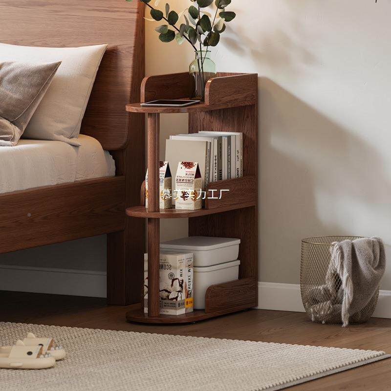 实木沙发缝边几客SVQ厅收纳户边柜小型家用夹意床头创简约卧室长