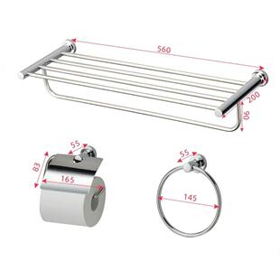 406 浴室挂件巾TLG架浴巾件架卫间五金挂生挂钩套毛装