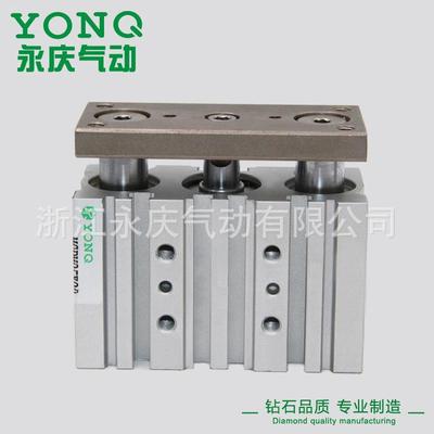 长期销售气动元件导杆三轴气MGPM25x2174缸0新薄型带气导缸杆缸
