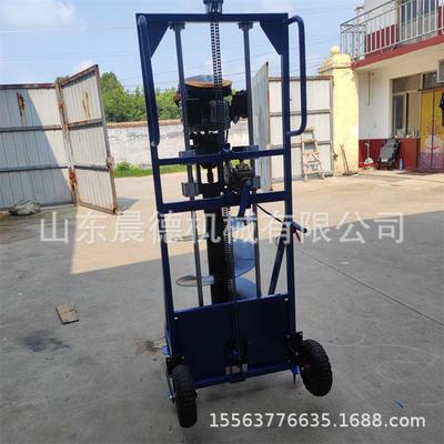 程煤植树造打坑机林加PXC厚旋坑钻头的螺挖手提汽油打眼机