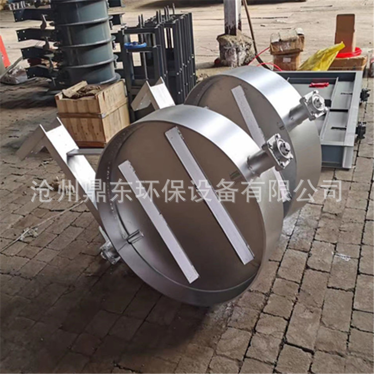 通风蝶阀电动手动双轴矩形批发