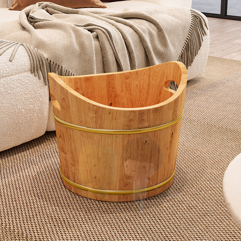 元宝泡脚桶木桶家用实木洗脚桶过小腿木质泡脚盆洗脚盆木盆足浴盆