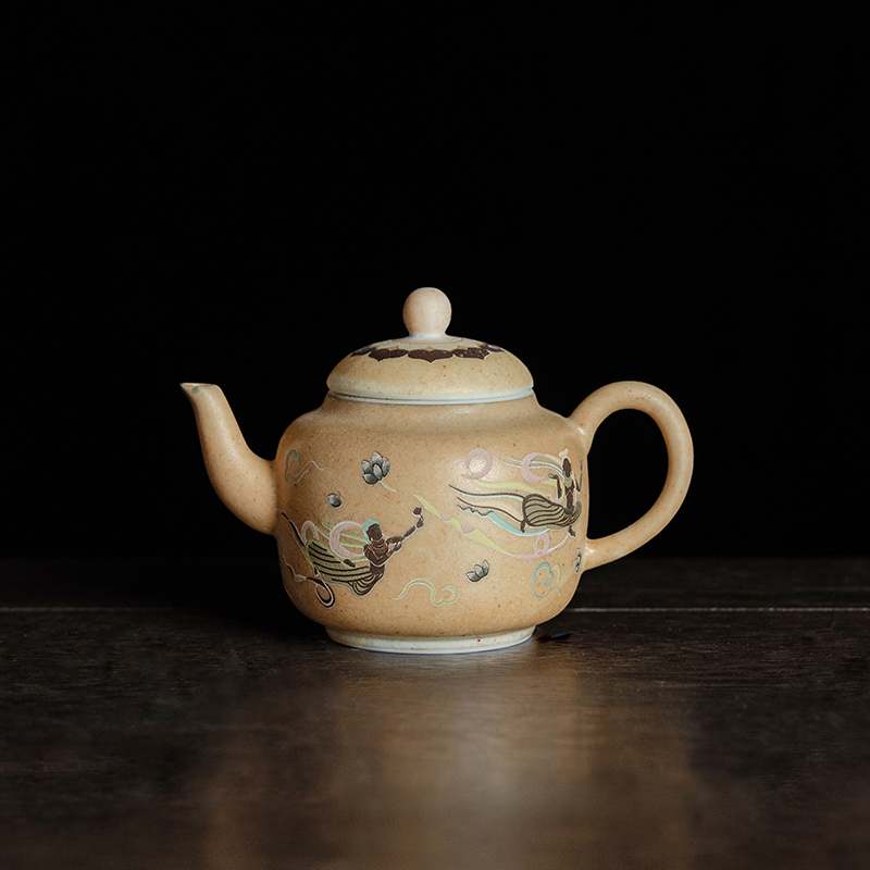 拓土敦煌文创茶壶茶杯家用陶瓷泡茶壶带过滤复古功夫茶具个人专用
