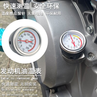 适用SRV闪150闪350闪300闪500 闪250改装机油油温表发动机温度表
