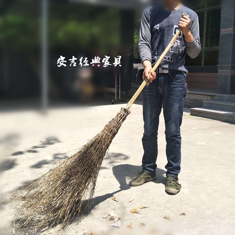 梦典竹扫把竹扫帚手工工厂扫把环卫马路院子草坪扫把竹制大扫把圆