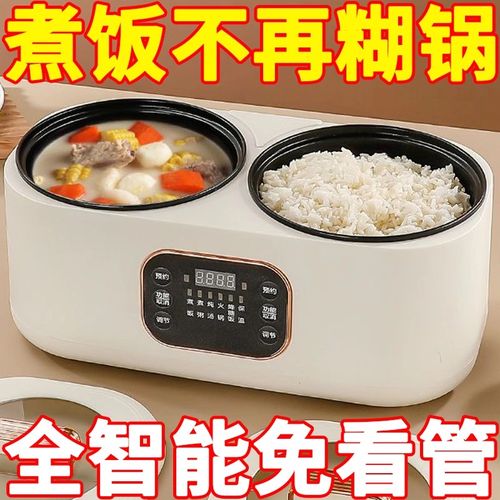 德国双胆电饭煲全自动鸳鸯多功能火锅电饭锅智能蒸煮预约保温分体