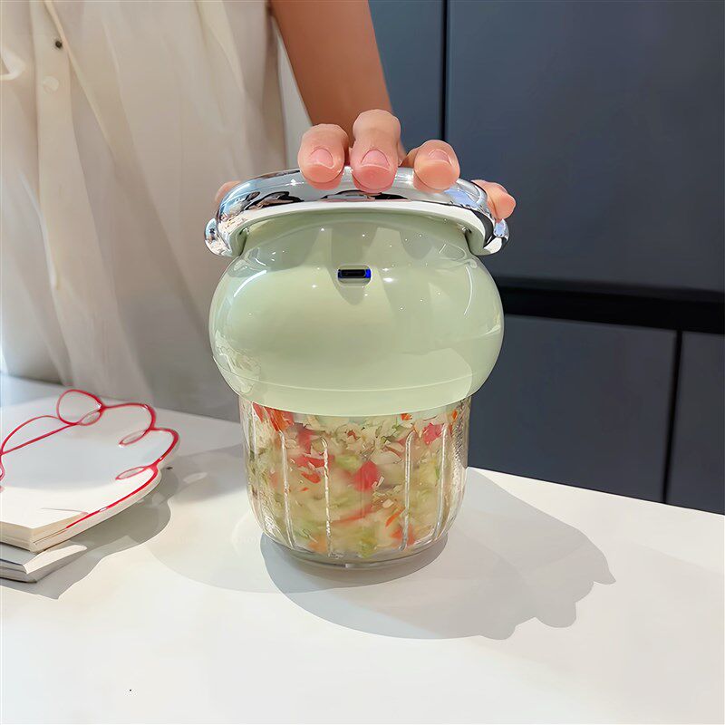 打蒜器电动蒜泥打蒜器料理机充电式家用小型迷你绞肉机宝宝副食品