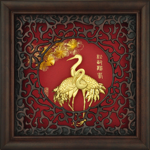 松鹤送给长辈生日的贺寿高档礼物老人家寿星创意祝寿大寿精致摆件