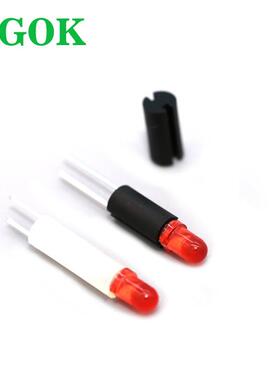 HGOK耐温LED双坑圆孔尼龙LED4D×4.5~14mmLED间隔柱