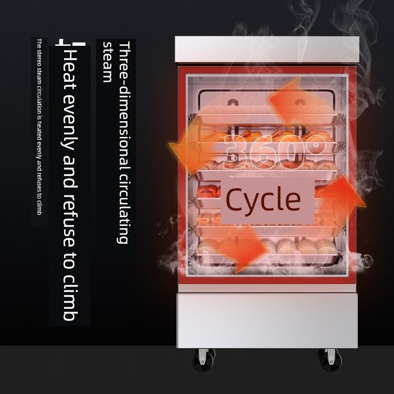 蒸米柜商用电蒸笼燃气全自动蒸米车宾馆食堂厨房大型蒸米馒头机