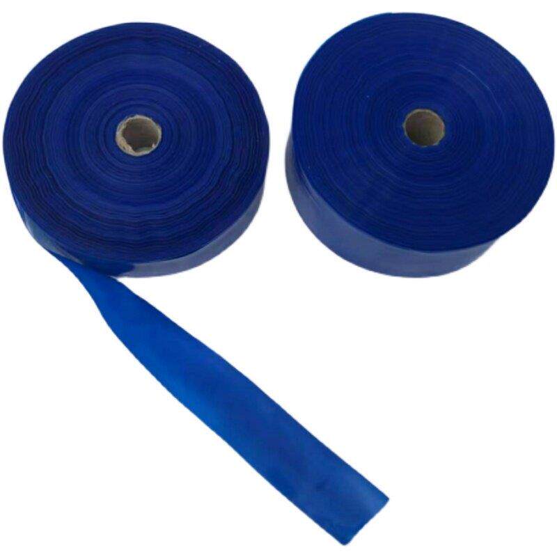 蓝无限长塑料直袋Pe高压细长条形膜加厚彩色平口包装塑料袋