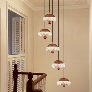 卧室床头电梯小吊灯水滴法国中世纪风格 高端酒吧复古酒吧楼梯餐厅