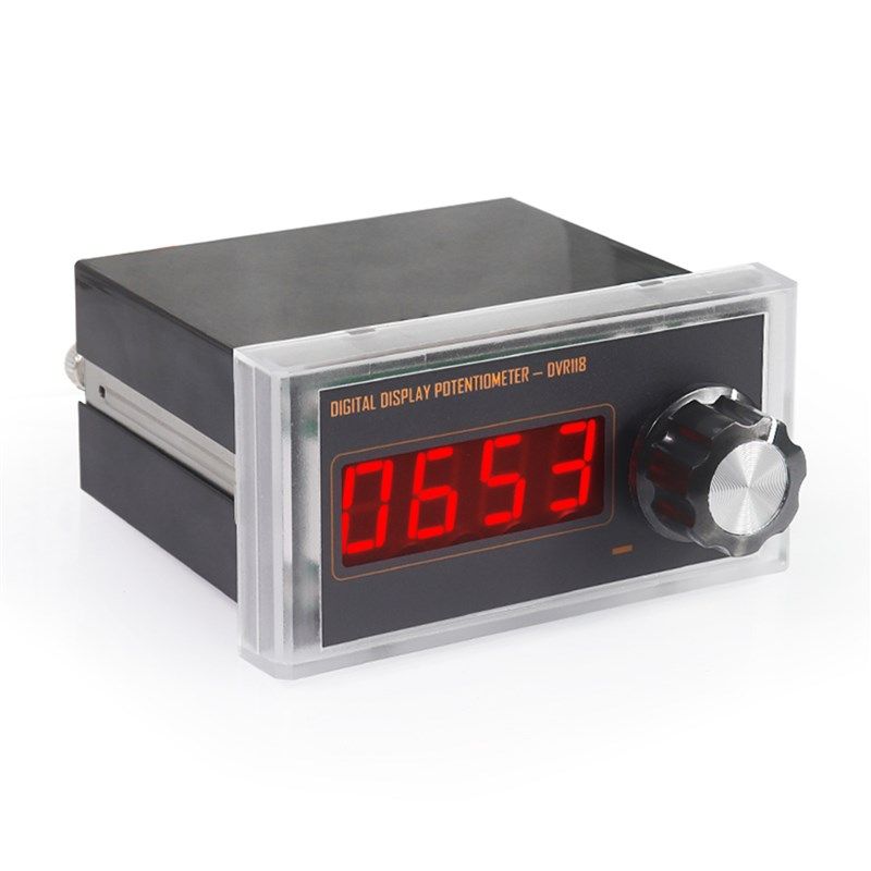 DVR118数字显示电位计2W单路单圈数显可调电阻接PLC变频器控制器