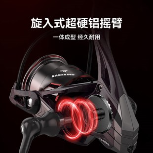 原装卡斯丁鸿隼Pro微物纺车轮超轻路亚渔线轮远投浅线杯摇臂渔轮