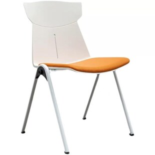 椅子可堆叠电脑办公靠背网红桌餐椅家庭休闲简单加厚斯堪 纳维亚