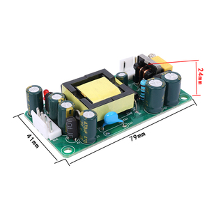 ACDC隔离开关电源模块220V转5V12V15V24V18W双路输出降压电源板