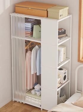 家用简易衣柜卧室纳宿舍储物柜柜防57113尘服柜衣柜收出衣租房简