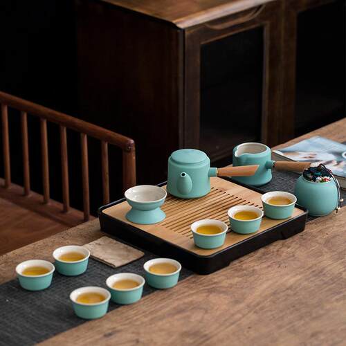 具套装全套粗陶功茶具套装jgQ3Iw12夫整套日茶式家用陶瓷泡茶壶小