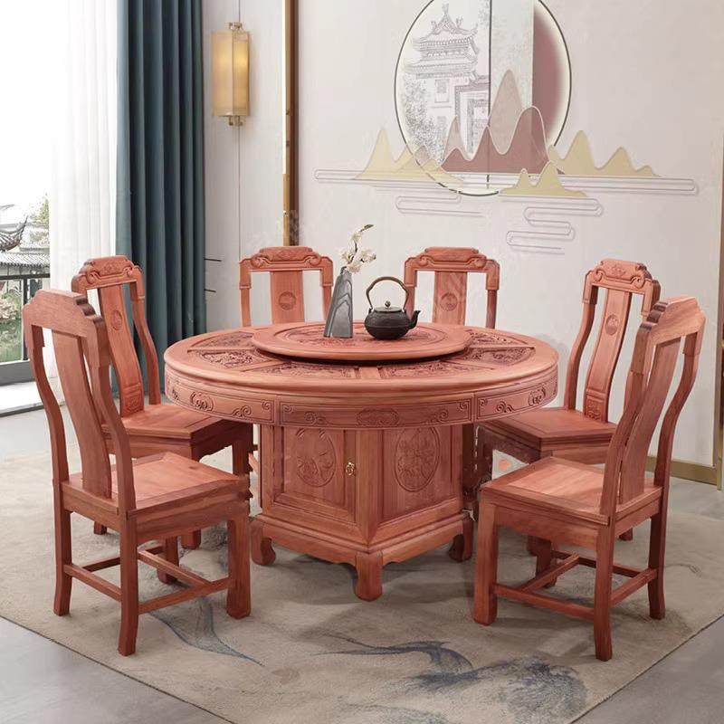 全实木高档花梨木餐桌椅中式饭桌金花梨木圆形古典带转盘圆餐桌,鲜花速递/花卉仿真/绿植园艺,割草机/草坪机,淘宝优惠券,粉丝福利购,淘宝优惠卷