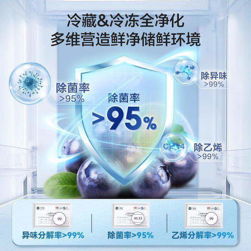 容声529升对开门双开门冰箱能效风冷无霜嵌入家用电冰箱